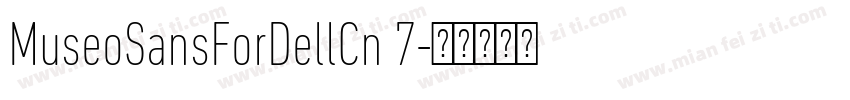 MuseoSansForDellCn 7字体转换